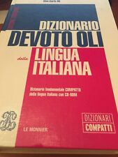 Dizionario devoto oli usato  Firenze