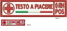 Toppa patch croce usato  Italia