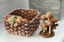 Ceramic basket toadstool for sale  BROMSGROVE