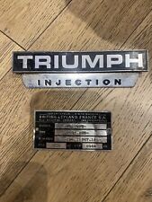 Logo triumph injection d'occasion  Tourcoing