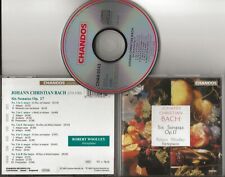 JOHANN CHRISTIAN BACH Six Sonatas op.17 cd Chandos 1993 Fortepiano segunda mano  Embacar hacia Argentina