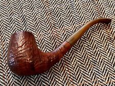 ENORME CACHIMBO BRIAR CURVADO RUSTICADO MOREL, 784, ST CLAUDE, HASTE DE MARCA comprar usado  Enviando para Brazil