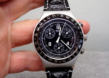 Men's 1995 SWATCH Irony Chronograph Watch w/ New Battery - Works Great! for sale  Shipping to South Africa