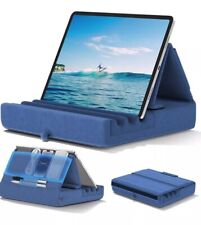 Soporte de almohada para tableta KDD, soporte plegable para iPad para vuelta, cama y escritorio azul segunda mano  Embacar hacia Argentina
