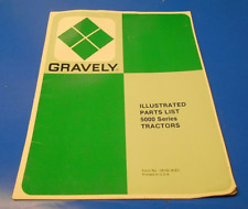 Nice Orig Gravely Tractor Illustrated Parts List - 1981 5000 Series   for sale  Shelbyville