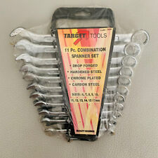 Used, Good Quality TARGET TOOLS 11 Piece Combination Spanner Set, Chrome, 6mm - 17mm for sale  Shipping to South Africa