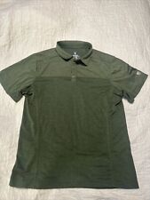Camisa polo masculina Kuhl Engineered manga curta grande verde caminhada ao ar livre, usado comprar usado  Enviando para Brazil