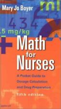 Matemática para enfermeiros: um guia de bolso para cálculo de dosagem e preparação de medicamentos comprar usado  Enviando para Brazil