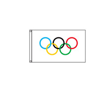 Drapeau olympique 2024 d'occasion  Paris X