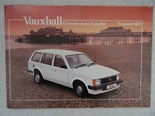 Vauxhall brochure 1981 for sale  BOURNEMOUTH