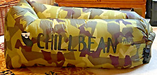 Used, Chillbean Inflatable Lazy Bed Camping Lounger Couch Chair Sleeping Bag -Camo NWT for sale  Shipping to South Africa