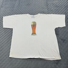 Used, Franziskaner Beer Shirt Adult XL White Cotton Short Sleeve Graphic Crewneck Mens for sale  Shipping to South Africa