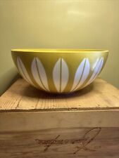 Vintage Mid Century DEKA #604 Cathrineholm Yellow White Lotus Mixing Bowl 11” for sale  Shipping to South Africa