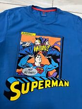 Superman blue shirt for sale  WALTHAM CROSS