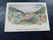 Vintage postcard golf for sale  DORCHESTER