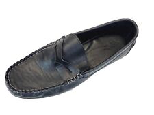 Thom Mcan Bergen Men's Black Faux Leather Penny Loafers Size US 8M Shoes Slip-on, used for sale  Shipping to South Africa