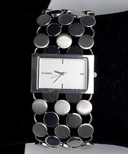 FOSSIL ES1492 SILVER TONE STEEL WHITE DIAL FANCY BRACELET BAND LADIES WATCH for sale  Shipping to South Africa