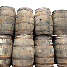 Recycled Solid Oak Whisky & Beer Keg Wooden Barrel For Outdoor Garden 40 Gallon for sale  BEWDLEY