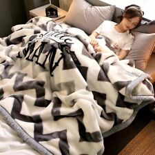 Used, Soft Thick Warm Fleece Blanket Quilts Sofa Nap Blanket Bedding Comforter Blanket for sale  Shipping to United Kingdom