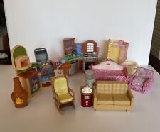 Fisher Price Loving Family Mixed Furniture Lot W/Battery Op Pieces - 2000’s Mix, used for sale  Shipping to South Africa