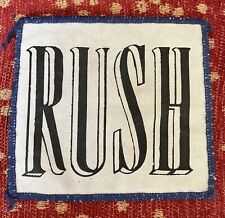 Rush badge patch for sale  GRAYS