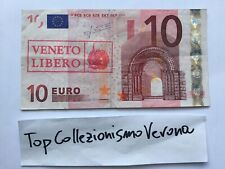 Banconota euro sovrastampa usato  Verona