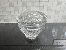 Crystal glass lidded for sale  ILFORD