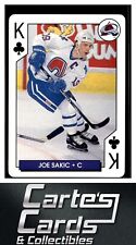 Joe Sakic 1995-96 Bicycle NHL Hockey Aces #KC Colorado Avalanche, used for sale  Shipping to South Africa