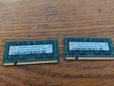 2 GB 2x1 GB DDR2 RAM PC2 5300 Laptop Memory Memoria de trabajo Notebook segunda mano  Embacar hacia Argentina