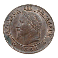1862 centime napoleon for sale  BOURNEMOUTH