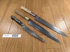 Juego de cuchillos de cocina para chef japonés de 3 piezas YANAGIBA GYUTO de Japón PA231 segunda mano  Embacar hacia Argentina