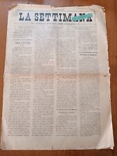 Settimana 1912 giornale usato  Trappeto