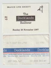 Tickets bls docklands for sale  CHESTER
