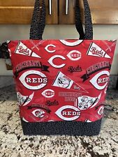 Bolsa tote personalizada Cincinnati Reds MLB beisebol algodão 4 bolsos mercado fraldas comprar usado  Enviando para Brazil