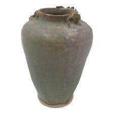 Used, Signed Japanese Pottery Vase Applied Detail Matte Glaze 5" for sale  Shipping to South Africa