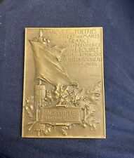 Plaque medaille bronze d'occasion  Riom