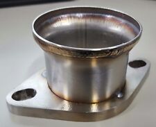 3" Stainless Pipe to 2.5" 2 bolt Flange Reducer Downpipe Exhaust  for sale  Shipping to South Africa