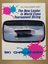 1989 Ski Challenger 2081 Boat Sales Brochure Folder for sale  Shipping to South Africa