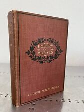 Libro antiguo de colección de poesía y moral, extremadamente raro, de 1900 segunda mano  Embacar hacia Mexico