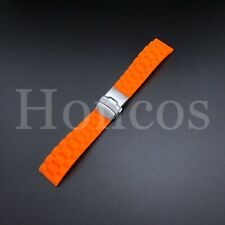 Repuesto de reloj de silicona 22/24 mm correa de goma impermeable colorido VENDEDOR DE EE. UU. segunda mano  Embacar hacia Argentina