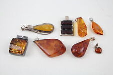 Sterling silver amber for sale  LEEDS