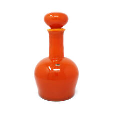 Vintage Orange Glass Decanter by Erik Hoglund for Boda, used for sale  Shipping to South Africa