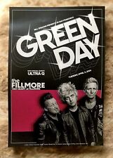 Póster de concierto de Green Day Ultra Q The Fillmore San Francisco punk rock 4/2/24 segunda mano  Embacar hacia Argentina