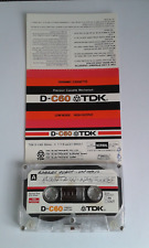 Audio Blank Recordable Cassette.  REF  A4  TDK  D 60, used for sale  Shipping to South Africa