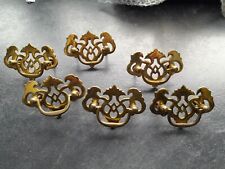 antique brass drawer handles for sale  HUDDERSFIELD