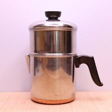 Vintage Revereware 1801 Copper Clad Precolator Drip-O-Later 4 Cup Coffee Pot for sale  Shipping to South Africa