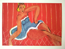 Poltrona Henri Matisse litografia litografia mulher vermelha 1943 arte fauvismo, usado comprar usado  Enviando para Brazil