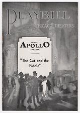 Jerome Kern "CAT AND THE FIDDLE" Otto Harbach / Jose Ruben 1932 Chicago Playbill comprar usado  Enviando para Brazil