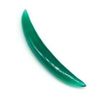 Natural Green Onyx Gemstone CURVED SEPTUM TUSK  size 12g to 5/8'' and customize. for sale  Shipping to South Africa