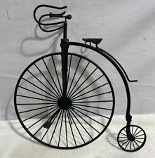 "Bicicleta Bicicleta Rueda Alta Colgante Pared Arte Decorativo Con Soporte de Patada 9""x8" segunda mano  Embacar hacia Argentina